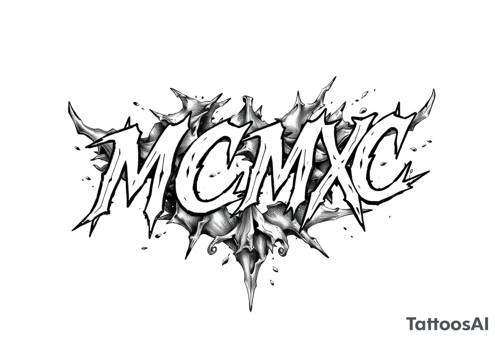 “MCMXC” tattoo idea