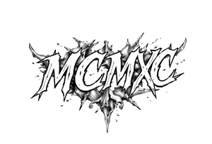“MCMXC” tattoo idea