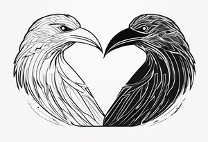 Hugin and Munin tattoo idea