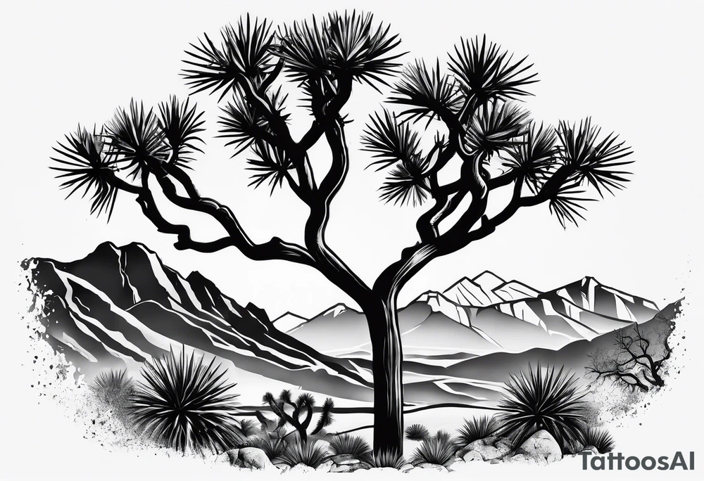 Joshua tree tattoo idea