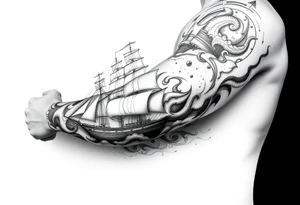 Ships are safest in harbor, but that’s not where built for tattoo idea