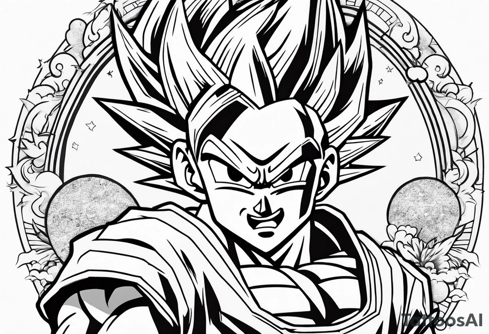 Dragon ball z tattoo idea