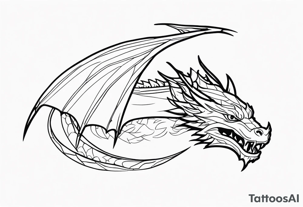 Smaug with the doctor tattoo idea
