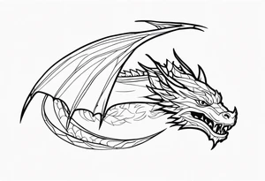 Smaug with the doctor tattoo idea