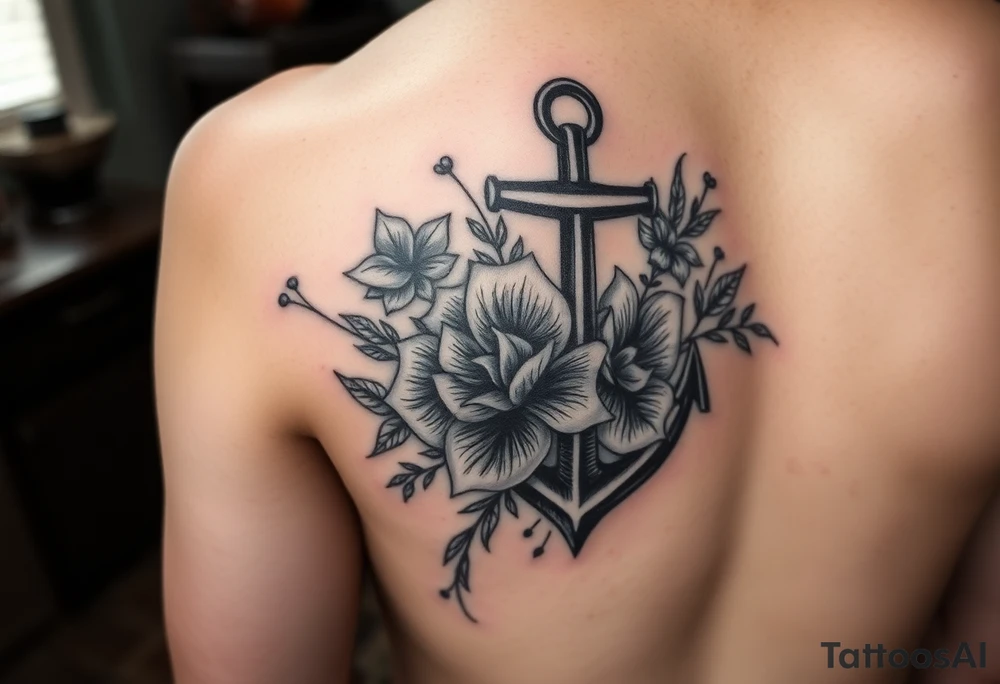 My mother’s name was sibell. Bell for short. She past away long ago. She was the anchor of our family she also loved the ocean and flowers and nature and space. Make a sleeve tattoo based on that. For shoulder to elbow or elbow to wrist tattoo idea