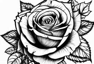 roses and thorns tattoo idea