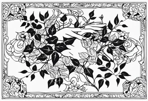 ivy, hands tattoo idea