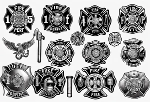 Fire department tattoo idea