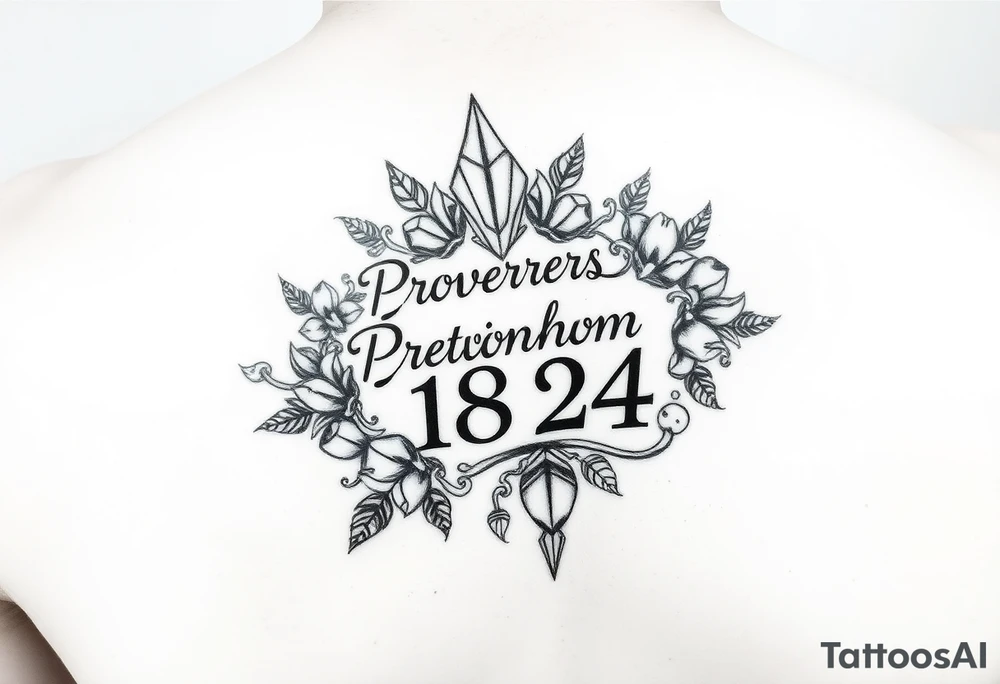 proverbs 18:24 surrounded by something that symbolizes brotherhood on the arm tattoo idea