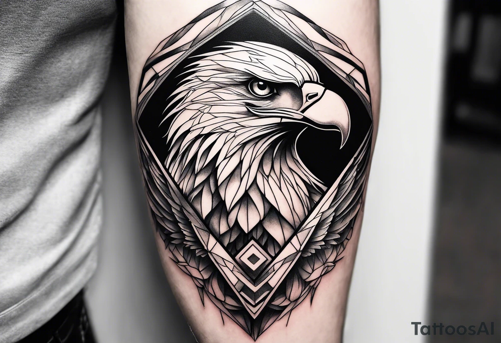 Powerful majestic eagle tattoo idea