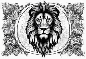 lion, tough, scary, god, tattoo idea