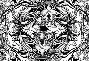 black veins tattoo idea