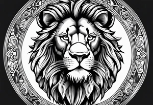 Lion from atlas tattoo idea