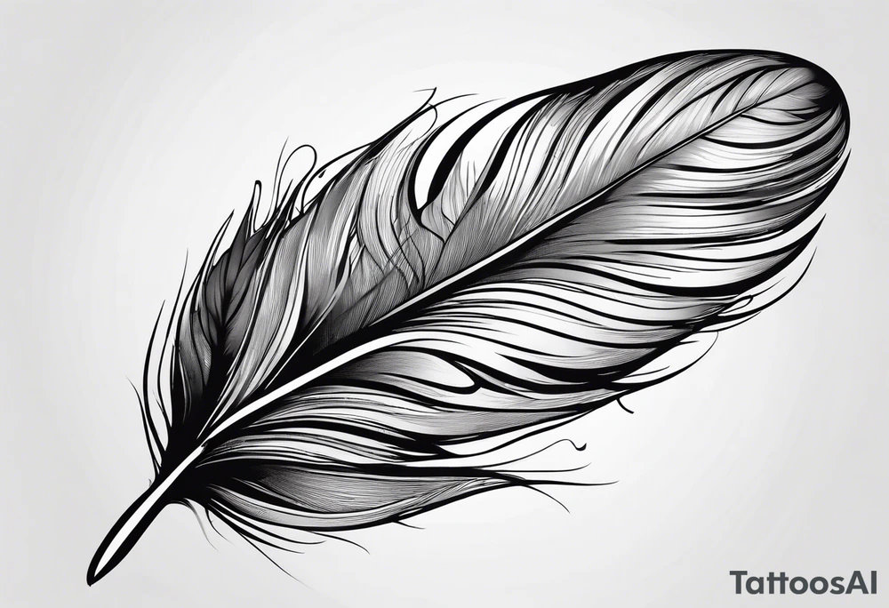 Cute bird or feather wrist tattoo tattoo idea