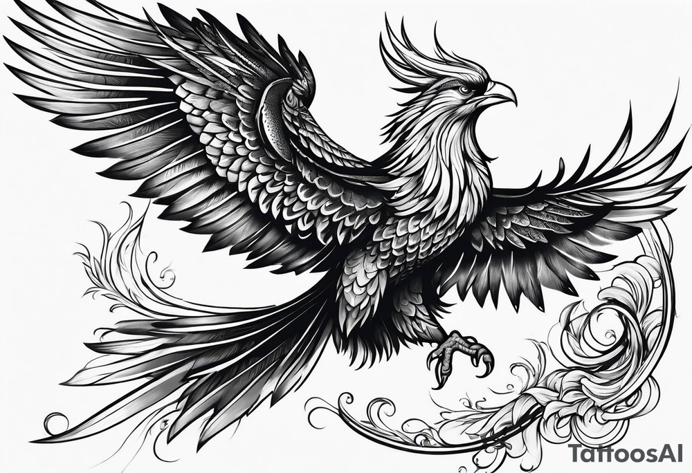 Phoenix tattoo idea