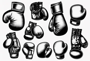boxing gloves tattoo idea