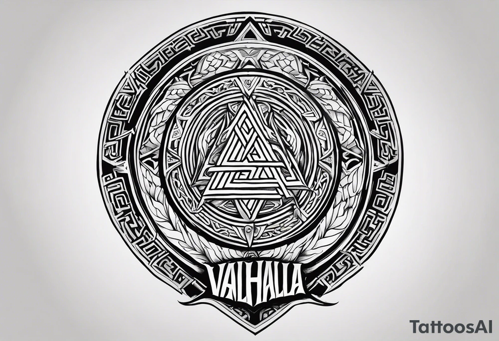 Valhalla round shield axe
Valknut sword dragon head tattoo idea Valhalla round shield axe
Valknut sword dragon head tattoo idea