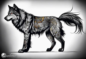 Lobo wolf for a male tattoo tattoo idea