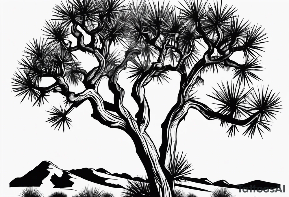 Joshua tree tattoo idea