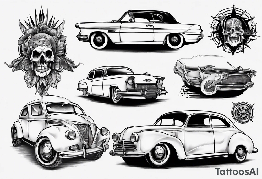 voiture tattoo idea