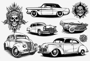 voiture tattoo idea