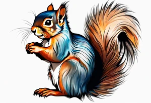 Squirrel tattoo idea