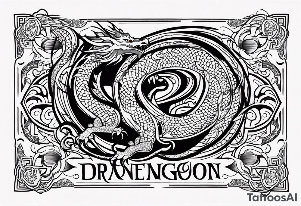 dragon tattoo idea