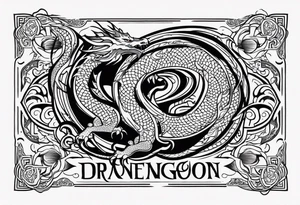 dragon tattoo idea