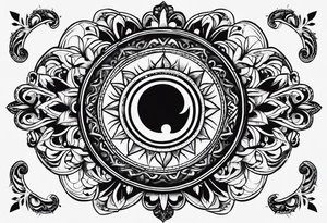 Circular tattoo idea