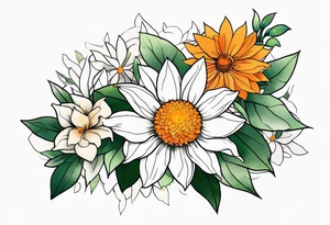 promised neverland Vida flower tattoo idea