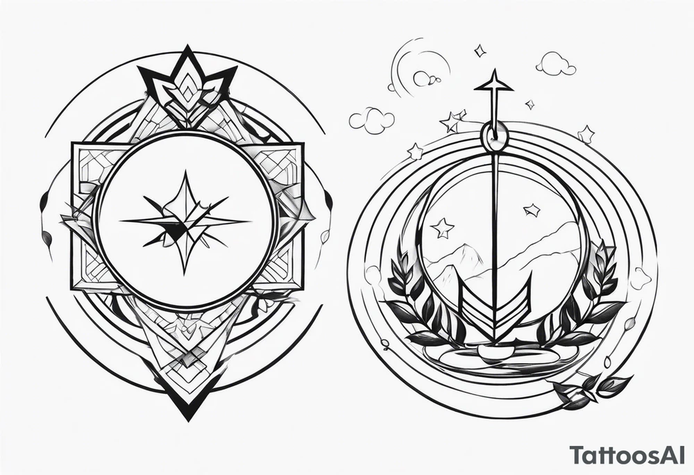 Two-Band Tattoo Design tattoo idea