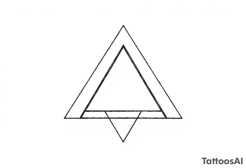 In some cases, a triangle tattoo represents the 3 aspects of the self. This design reminds you to take care of yourself physically, mentally, and spiritually or emotionally. They all need to be balanced for you to be happy and healthy tattoo idea