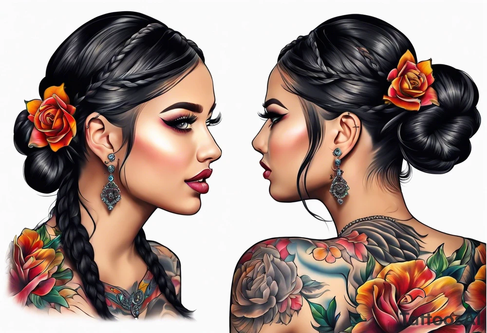 Full back tattoo tattoo idea