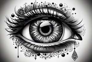 Eye ball tattoo idea
