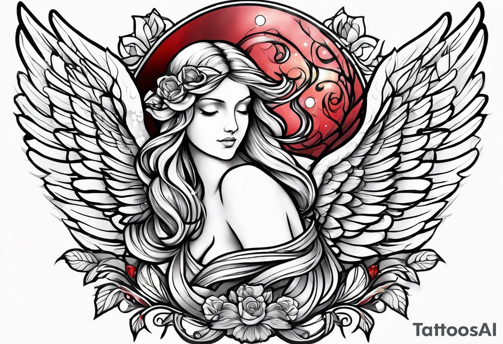Angel tattoo idea