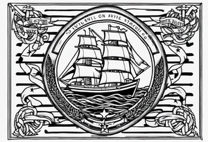 Full sleeve us navy tattoo idea