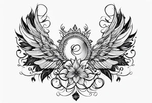 Underarm tattoo single line tattoo idea