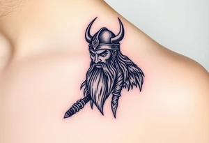 Viking warrior tattoo idea