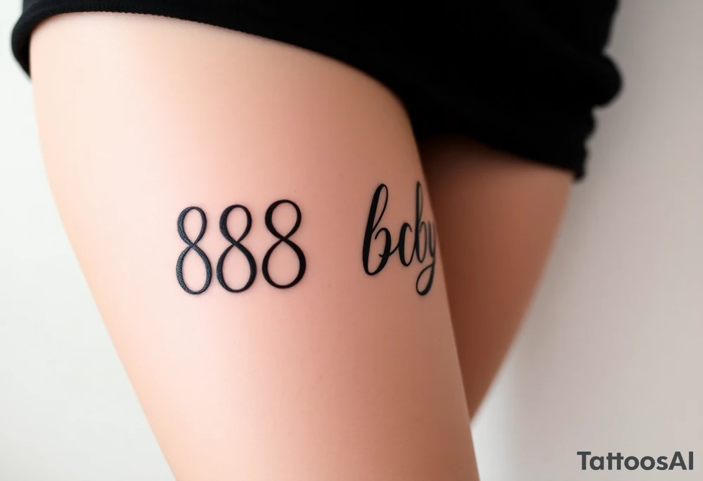 88
 baby tattoo idea