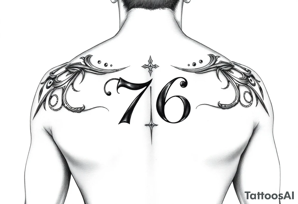 Writing 76 tattoo idea
