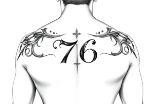 Writing 76 tattoo idea
