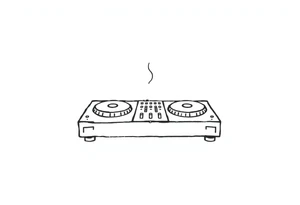 Dj decks, small tattoo idea