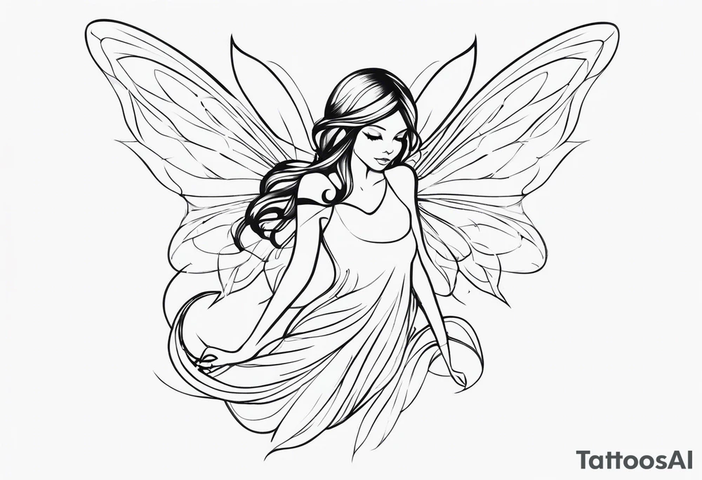 fairy tattoo idea