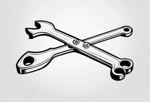 wrench tattoo idea