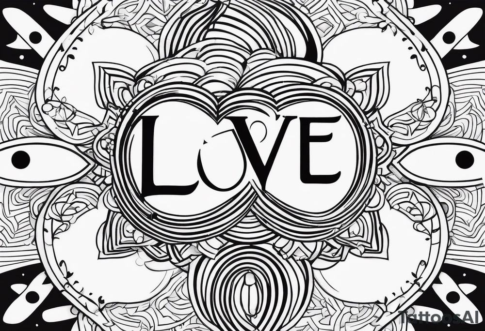 Love, source, abundance, Gemini symbol tattoo idea