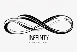 Infinity, family, love tattoo idea