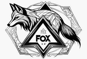 Fox racing logo tattoo idea