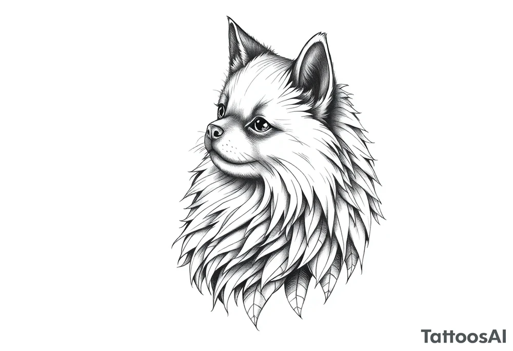 Lulu da pomerania tattoo idea