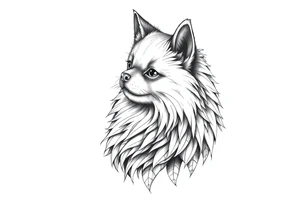 Lulu da pomerania tattoo idea