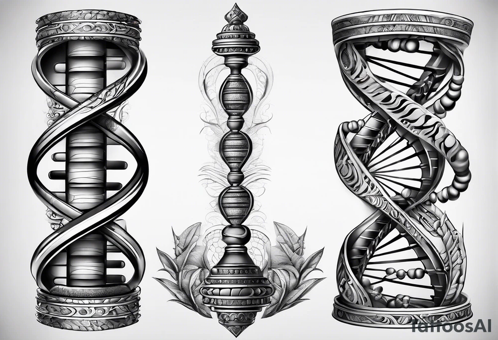 Dna strand tattoo idea
